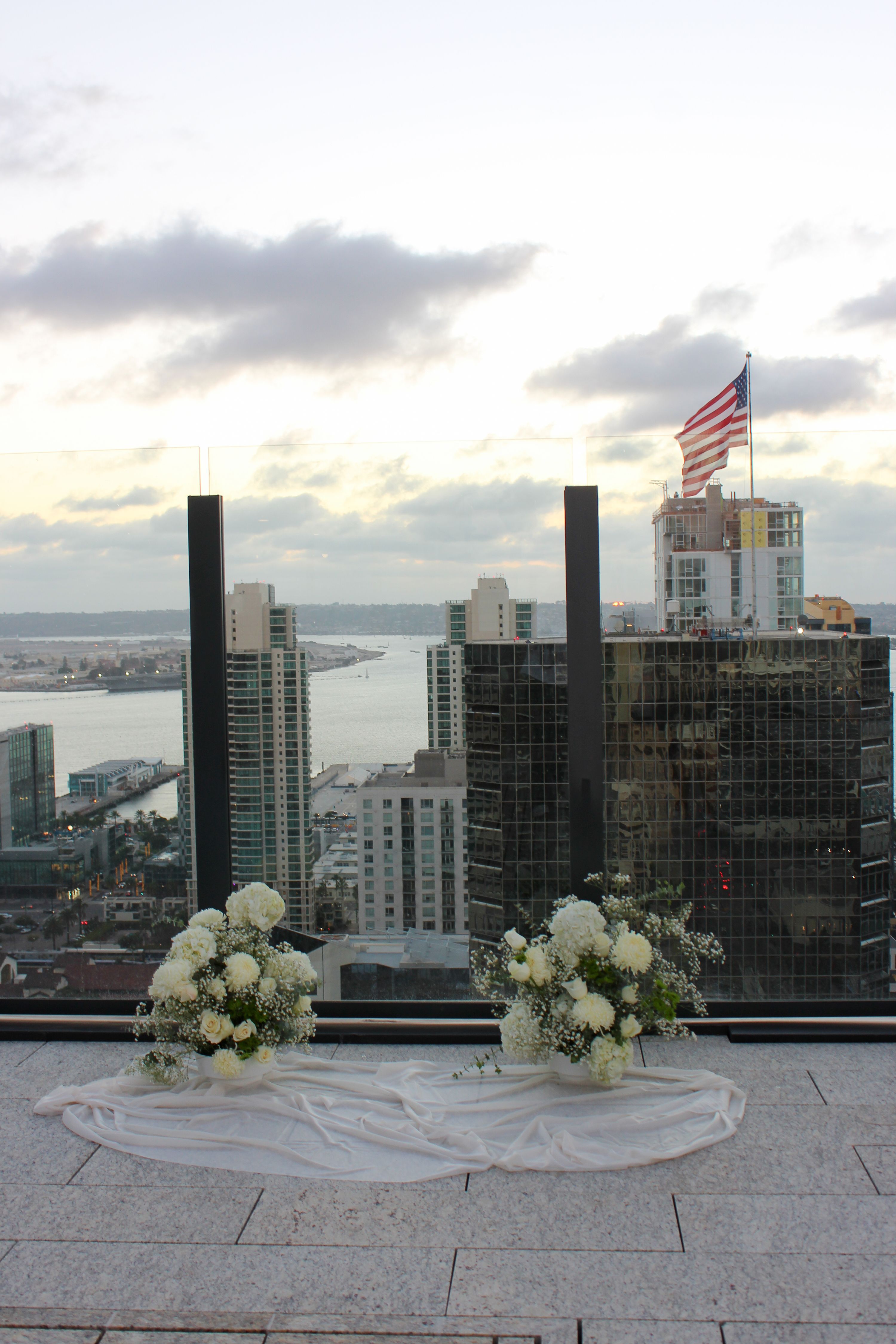 Proposal Flowers San Diego Proposal Flower Arrangements (White, Pink or Red)
