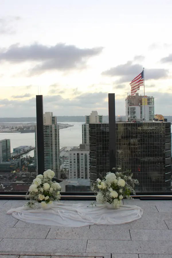 Proposal Flowers San Diego Proposal Flower Arrangements (White, Pink or Red)