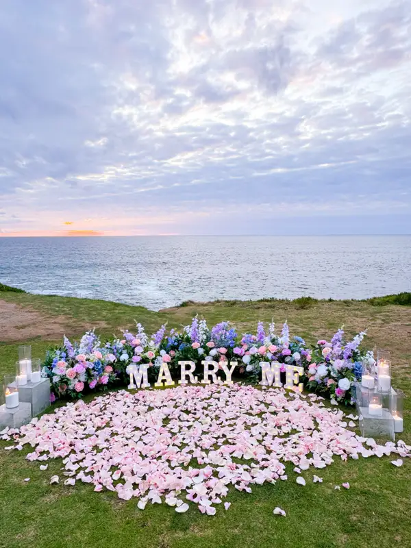 Picnic Memories Blush blooms proposal